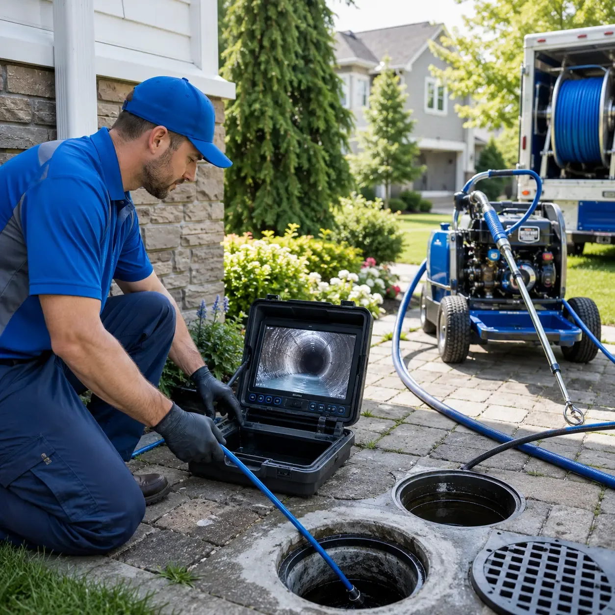 Outdoor drain cleaning professionals serving Delavan, IL